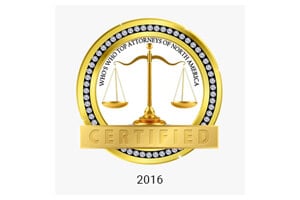 Who's Who Top Attorneys of North America Certified 2016