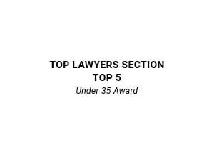 Top Lawyers Section Top 5 Under 35 Award